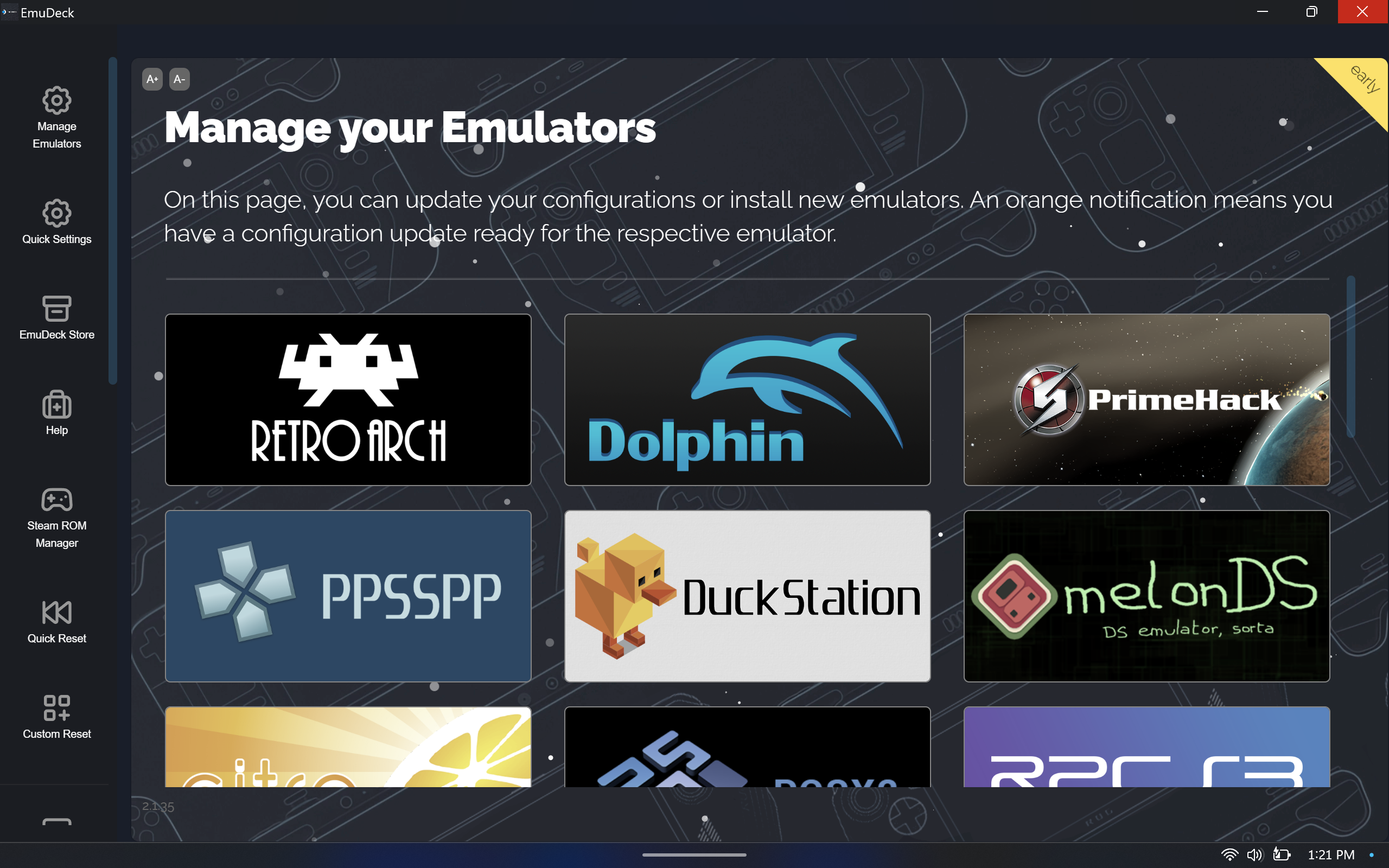 manage emulators