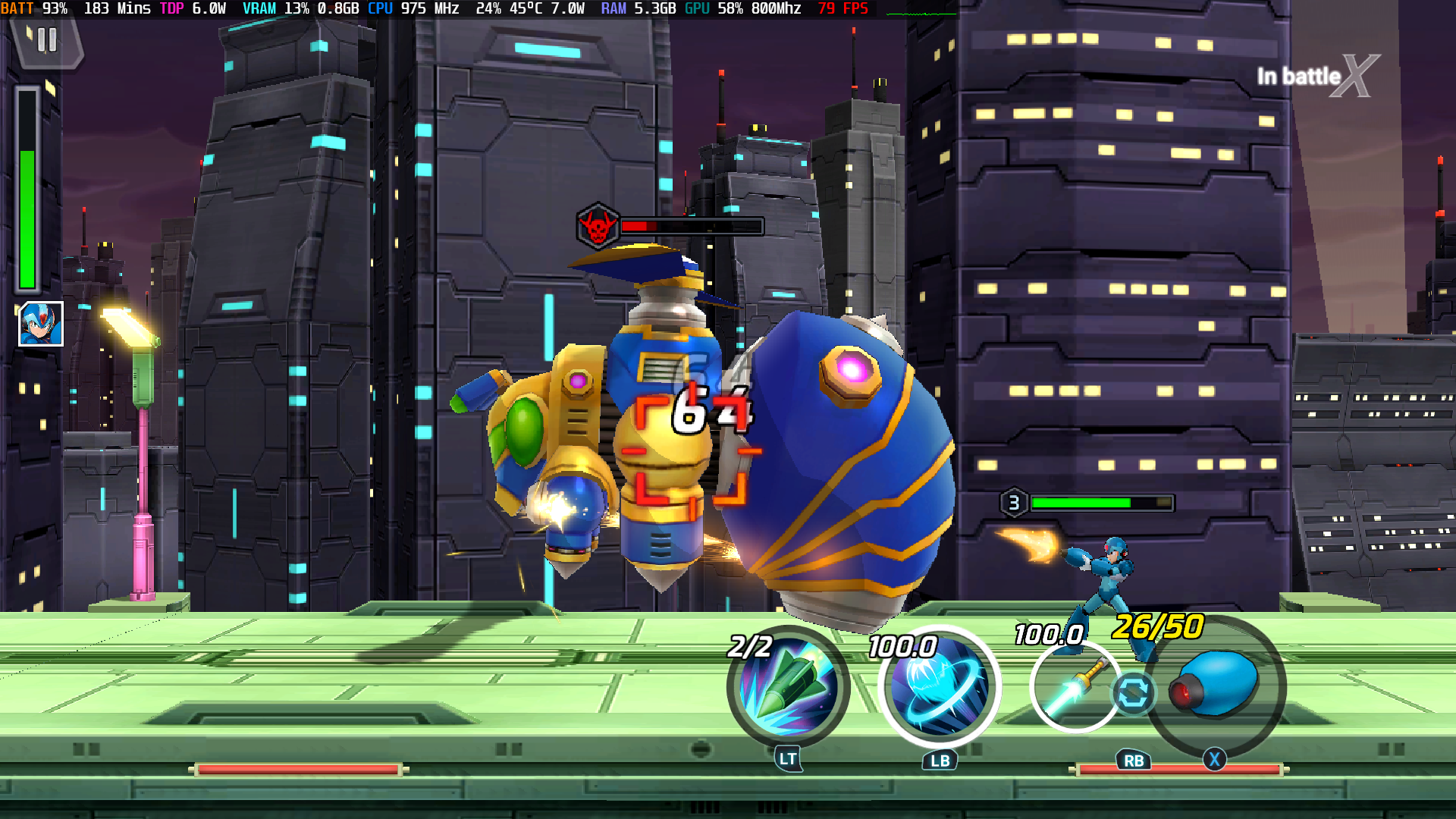 Mega Man X DiVE Offline ROG Ally 1